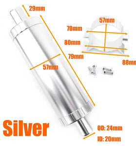 24mm Muffler Noise Reducer Upgraded for Air Diesel Parking Heater Exhaust Pipe Stainless Steel Round For Car Truck Caravan Camper