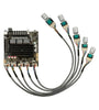 ZK-ST21 2.1 Channel Bluetooth Amplifier Board 100W+100W+200W Subwoofer TPA3221 Support Bluetooth AUX U Disk Sound Card