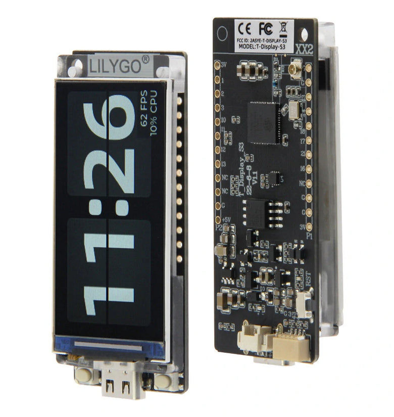 LILYGO T-Display-S3 ESP32-S3 1.9 inch ST7789 LCD Display Development Board WIFI Bluetooth5.0 Wireless Module 170*320 Resolution