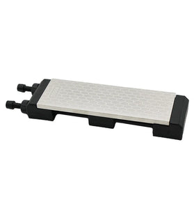 Diamond Sharpening Stone Set with Adjustable Non-Slip Holder 8 Inch 400/1000 Grit Fine Double-Sided Plate Whetstone Knife Tools