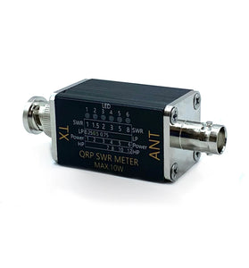 1- 30mhz 10W Standing Wave Meter Power Meter with 6 LED Indicators Portable SWR Meter