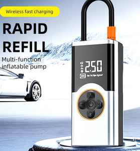 150PSI Multi-Functional Car Tire Inflator High-Pressure Portable Fast inflation Air Pump Built-in LED Emergency Light
