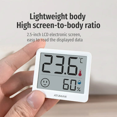 4PCS Xiaomi Duka Atuman THmini Electronic Temperature and Humidity Meter High Precision Vertical Infant Room Thermometer Digital Meter for Home