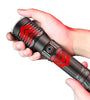 30W LED Long-range Flashlight / XHP50 800LM Telecscop Zoom Strong Light Tybe-C USB Rechargeable LED Torch