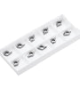 MACHIFIT 10pcs DCGT070204-AK H01 Aluminum Cutter Blade Carbide Insert Cutting Tool For CNC Turning Tools