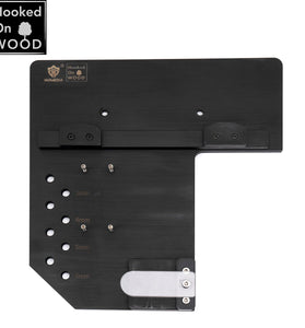 HONGDUI Ruler Stand For Hooked On Wood MT-2465 PRO Scriber Sturdy Acrylic/Bakelite Wall-mounted For Easy Storage