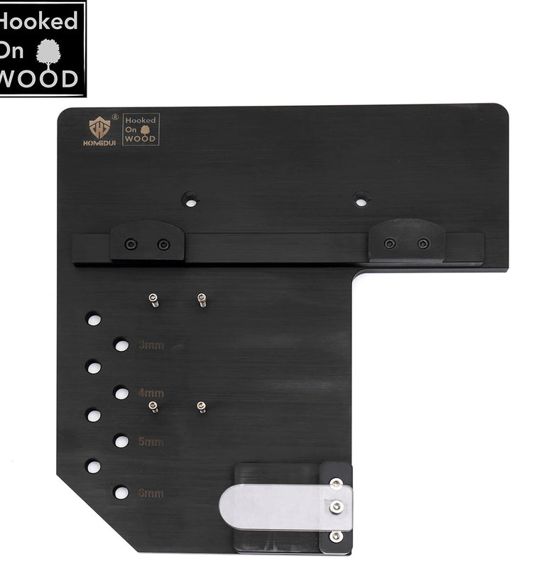 HONGDUI Ruler Stand For Hooked On Wood MT-2465 PRO Scriber Sturdy Acrylic/Bakelite Wall-mounted For Easy Storage