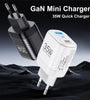 [GaN Tech] USLION BK310 35W 2-Port USB PD Charger USB-A+USB-C PD3.0 QC3.0 SCP FCP AFC Fast Charging Wall Charger Adapter EU Plug for iPhone 15 14 13 for Huawei Mate60 Pro for Xiaomi 14pro for Samsung Galaxy Z Flip4