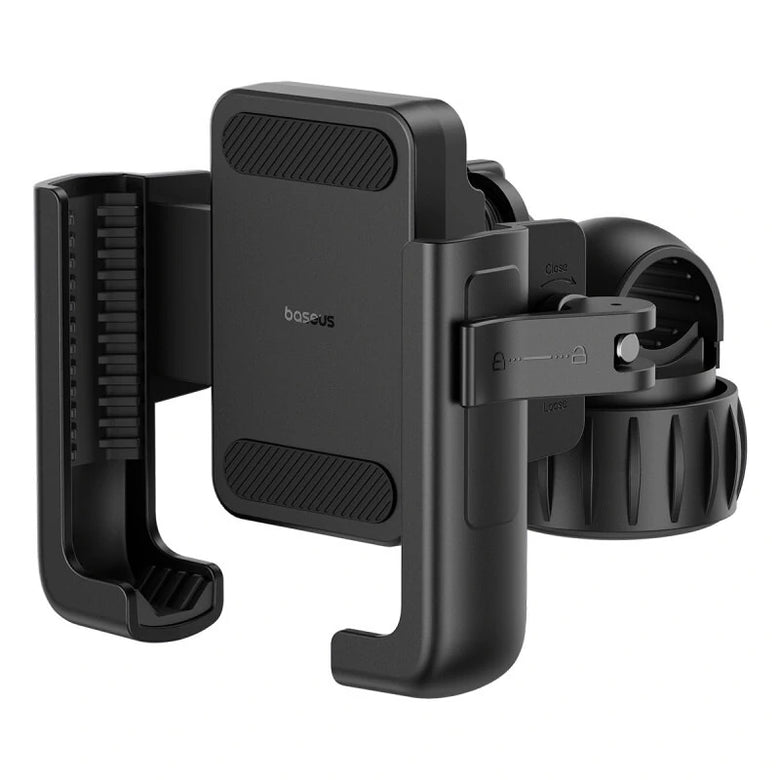 Baseus GoTrip Series Bike Phone Mount 360 Rotatable Anti-shake for 5.7''-7.2'' Mobile Phone Electric Motorcycle Scooter Holder Accessory