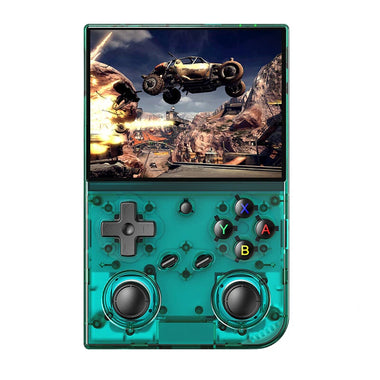 ANBERNIC RG35XX Pro 64G+256G 14000+ Games Handheld Game Console 3.5-inch IPS Screen Linux System Quad-core Support WiFi6&BT4.2 3200mAh Battery Dual Joysticks Vibration Motors HiFi-Speakers Video Game Player Console