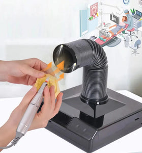 Soldering Iron Fume Extractor 60W LED Light Activated Carbon Filter Portable Smoking Device Adjustable Arm ESD Safe Flux Removal Tool