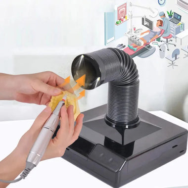 Soldering Iron Fume Extractor 60W LED Light Activated Carbon Filter Portable Smoking Device Adjustable Arm ESD Safe Flux Removal Tool