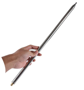 Stainless Steel Whip Antenna 5.6m Long Retractable M10 Connector DIY HF Radio GP Antenna High Strength Rust Free Multi Section Design