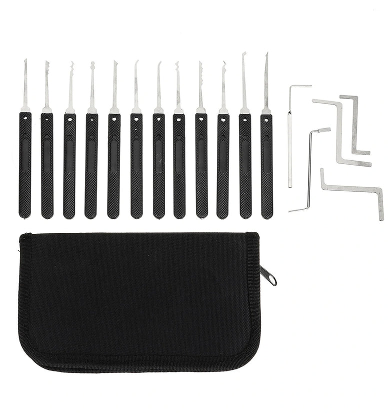 42PCS Stainless Steel Opening Padlock Matching 3 Transparent Practice Locks Quick Opening Padlock Set