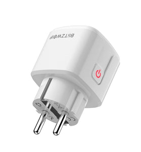 BlitzWolf BW-SHP15 Zigbee 3.0 16A 3680W Smart Plug Wireless Power Socket Outlet EU Plug APP Remote Control / Voice Control / Multiple Timer Modes Compatible With Amazon Alexa / Google Assistant