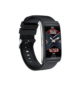 E600 1.47 inch HD Screen ECG Monitor Heart Rate Blood Pressure SpO2 Monitor Fitness Tracker 160mAh Battery BT5.1 IP68 Waterproof Smart Watch