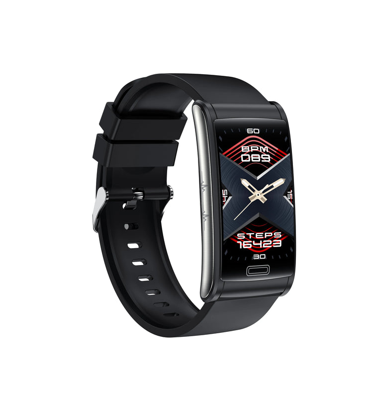 E600 1.47 inch HD Screen ECG Monitor Heart Rate Blood Pressure SpO2 Monitor Fitness Tracker 160mAh Battery BT5.1 IP68 Waterproof Smart Watch