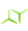 2 Pairs Dronetech 5328 5.3 Inch Tri-blade PC Quick-Release Propeller for DJI FPV Drone