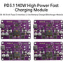 Type-C 3S 4S 5S 6S PD3.1 140W High Power Fast Charger Module Li-ion Battery Charger/Discharger Module for FCP AFC SCP QC2.0/3.0