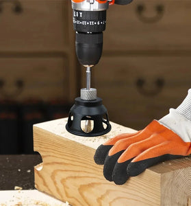 Aluminum Alloy Punch Locator Pocket Hole Jig Kit 3-10mm Stainless Steel Bushings Portable for Woodworking Precision and Easy to Use