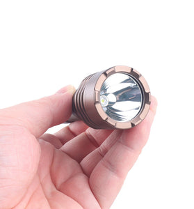 Sand Convoy T8 tan 300-1200LM EDC LED Flashlight AA 14500 Battery Mini Torch with KW CSLNM1.TG LED Lanterna Flash Light Camping Fishing Lantern Portable Lighting