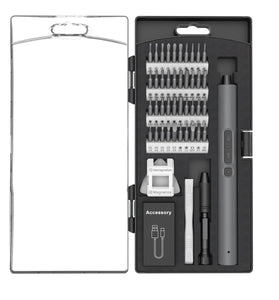 50-in-1 Mini Portable Electric Screwdriver Set 0.35 Nm Torque 200 r/min High-Speed Compact Design Rechargeable Lithium Battery for Electronics Repair and DIY