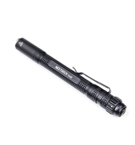 NEXTORCH TA22 850 Lumen EDC High Power Portable Tactical Penlight with Back Clip & Battery, Rechargeable IPX8 Waterproof Tri-Mode Pen Shape LED Flashlight Detecting Light