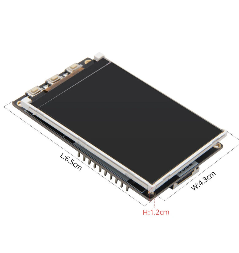 LILYGO TTGO T4 V1.3 ILI9341 2.4 inch LCD Display Backlight Adjustment CH9102F ESP32 Development Board WIFI Wireless Bluetooth Module