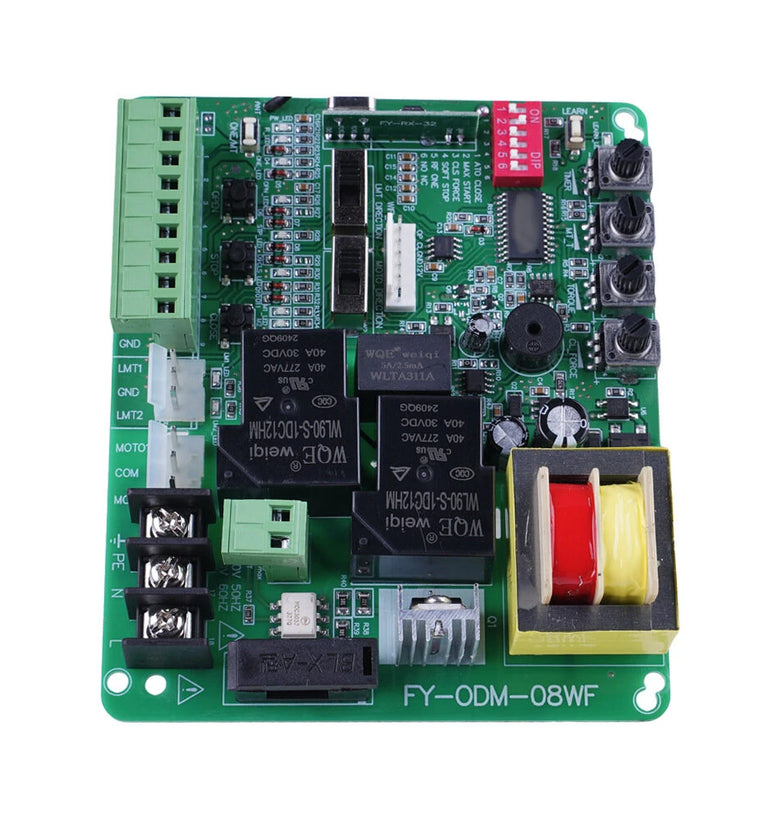 Tuya 433MHz WiFi Sliding Gate Opener Control Board AC 220V Smart App Control Adjustable Speed Motor Controller