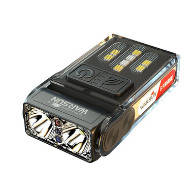 Warsun G9 Hands Motion Sensor LED Clip Headlamp Portable Super Bright Rechargeable Headlight Flashlight for Night Fishing Camping Long Endurance Hat Clip Light