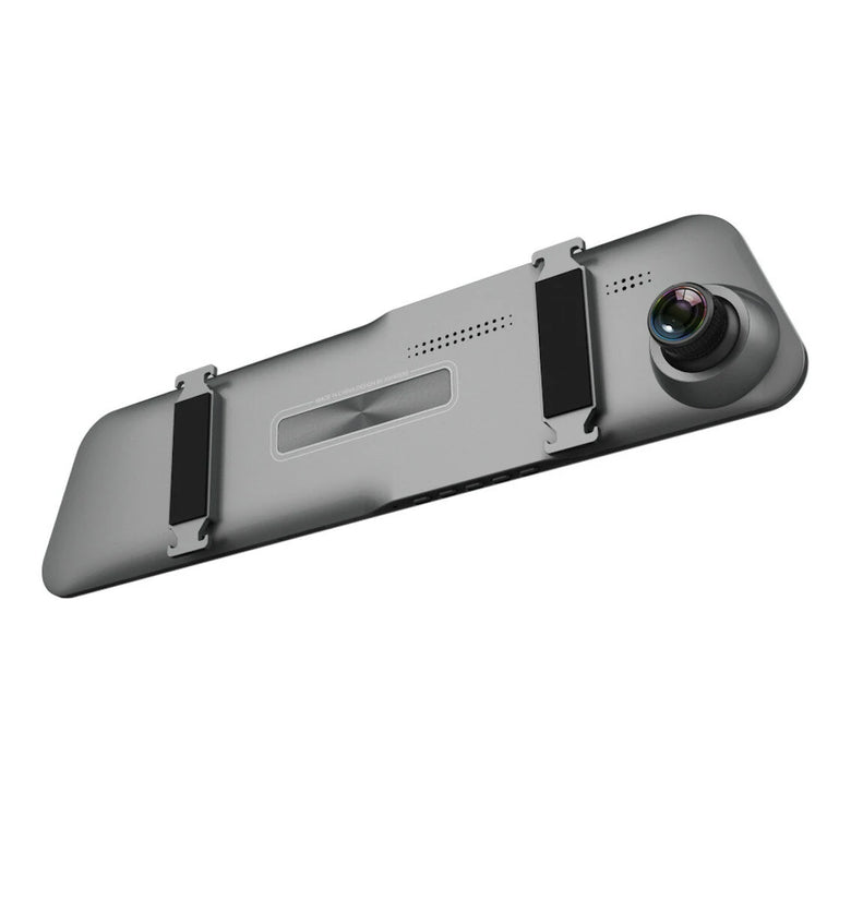 H93 1080P 4.5 Inch Touch Dual Lens Dash Cam Car DVR Rearview Mirror Starlight Night Vision Reversing Image Driving Recorder