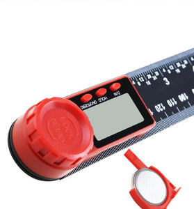 ETOPOO 0-200mm 0-300mm 360  LCD Display Carbon Fiber Digital Angle Ruler Inclinometer Electron Goniometer Protractor Angle Finder Meter Measuring Tool