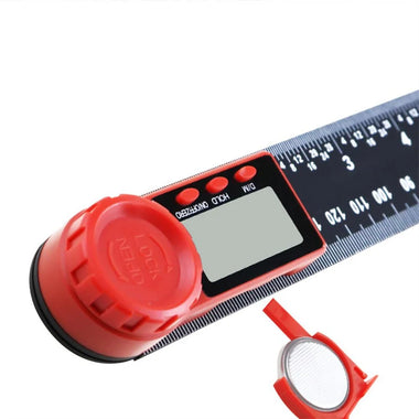 ETOPOO 0-200mm 0-300mm 360  LCD Display Carbon Fiber Digital Angle Ruler Inclinometer Electron Goniometer Protractor Angle Finder Meter Measuring Tool