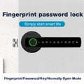 Tuya BLE Smart Door Lock Fingerprint Password Key APP Unlock Home Security Anti-theft Locks Wire-free No Punching Required