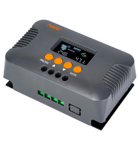 PowMr MPPT Boost Voltage Charge Controller 10A 24V 36V 48V 60V 72V for LiFePO4 Gel Flooded Lead-Acid Battery Max PV 400W