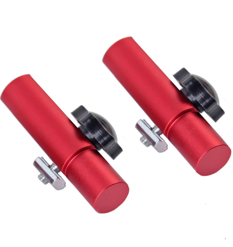 2 Pack T-Track Hold Down Clamp 19mm/20mm Desktop Dog Hole Aluminum Fence Bracket Woodworking Workbench DIY Right Angle Assistance Connecting Table Peg