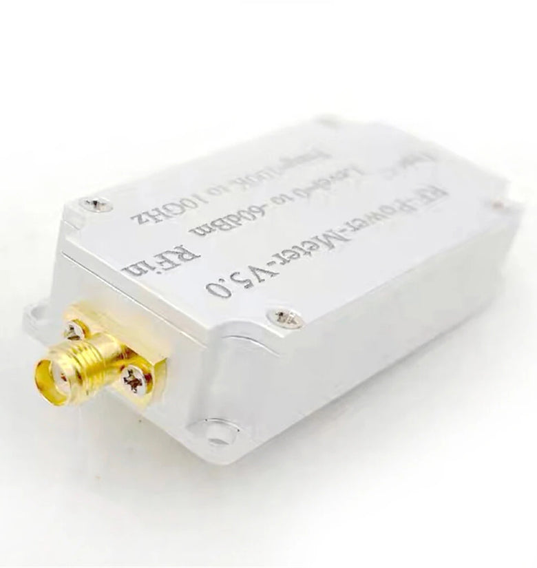100K-10GHZ USB RF Power Meter V5 USB Communication Data Export Power Detector Amplitude Measurement Software for Ham Radio
