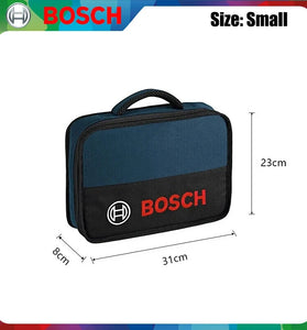 1600A003BG 1600A003BH for Bosch Tool Bag 600D Polyester 210D PU Leather Lightweight Professional Repair Storage Bag Power Tool Accessory Portable Organizer
