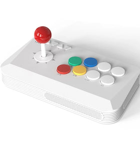 DATA FROG Y5A Three Mode Arcade Fighter Stick for PC Android iOS Switch PS3 Linux with Blue Switch Mechanical Joystick Turbo Function Professional Fight Stick Arcade Game Controller
