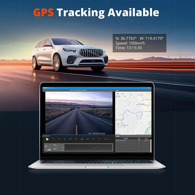 HD 4K Front Rear Dual Lens Car Dash Cam Wifi Driving Recorder ADAS GPS Track Car DVR