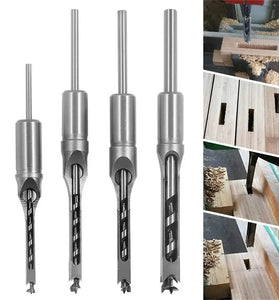 Square Hole Drill Bit Adapter Drill Bit Fixing Bracket Professional Attachment Joint Mortiser Bit for Woodworking Tools