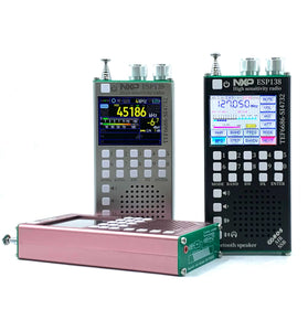 AMNVOLT SI4732 TEF6686 Dual-system Full-Band Radio FM AM SSB Air Band Receiver + TEF6686 FM Receiver 2-in-1 Handheld Radio with Bluetooth