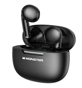 MONSTER N-Lite 208 TWS Earbuds Wireless bluetooth 5.4 Earphone 13mm Driver AAC Audio ENC Call Noise Cancelling 30H Playback Low Game Delay Semi-in-ear Sports Headphones