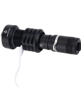 Niwalker N70T 3500LM Tactical Flashlight 300M Thrower Type-C 21700 Battery Rechargeable Tactical LED Torch