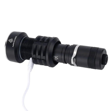 Niwalker N70T 3500LM Tactical Flashlight 300M Thrower Type-C 21700 Battery Rechargeable Tactical LED Torch