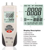 HTI HT-1890 Gas Pressure Gauge Manometer Handheld Digital Manometer Data Hold Medidor Presion
