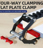 ENJOYWOOD 4-Way Panel Clamp Wood Gluing Clamp Four-Way Pressure Cabinet Clamps For Woodworkers / Cabinet and Furniture Makers