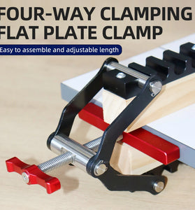 ENJOYWOOD 4-Way Panel Clamp Wood Gluing Clamp Four-Way Pressure Cabinet Clamps For Woodworkers / Cabinet and Furniture Makers