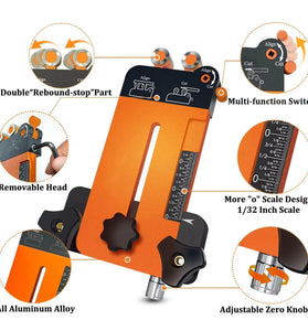 Thin Ripping Jig + Feather Boards for Table Saw Jig Guide 2 in 1 Woodworking Tools Make Repetitive Strip Cut While Powerful Reducing Workpiece Ejection Directly Data without Calculation for 3/4"X 3/8"T Slots