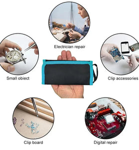 9/10 Pcs Tweezers Set Bag Stainless Steel Anti-Static Precision Tweezers for Electronic Mobile Phone Repair Tools Hand Tools